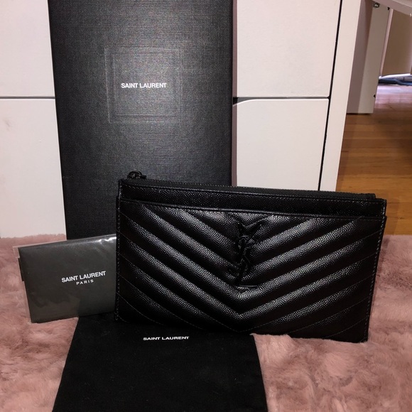 ❌SOLD❌ YSL Monogram Bill Pouch - Picture 1 of 10